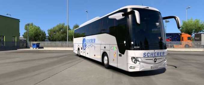 Trucks Tourismo 16 RHD 2020 Scherer Reisen Skin  Eurotruck Simulator mod