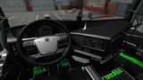 Volvo FH 2012 Black Green Interior With Green Lights Mod Thumbnail