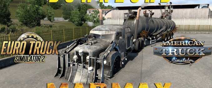 Trucks [ATS] Scania 111s MADMAX Truck + Trailer  American Truck Simulator mod