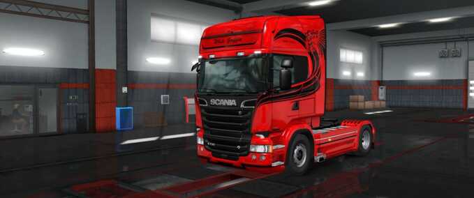 Trucks Scania RJL Black Grifin Eurotruck Simulator mod