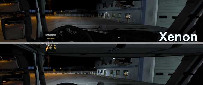 Trucks Headlight Options  Eurotruck Simulator mod