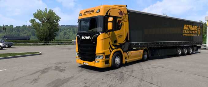 Trucks Combo Skin DOTRANS Eurotruck Simulator mod
