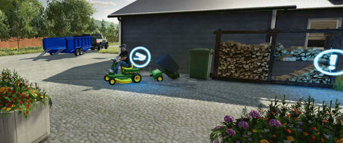 Verkaufstellen Rasen- Und Brennholz-Kunden Landwirtschafts Simulator mod