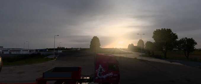 Mods Real Light and Shadow  Eurotruck Simulator mod