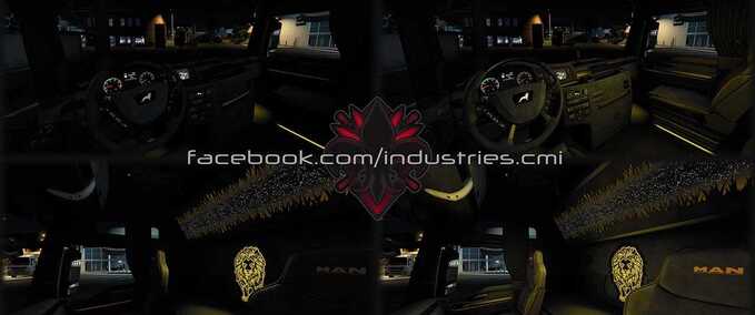 Trucks MAN TGX E6 CMI Interior Bundle Eurotruck Simulator mod