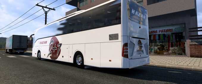 Trucks MERCEDES TOURISMO EURO 6 RELAX ELAZIĞ HAZAR SKINPACK Eurotruck Simulator mod