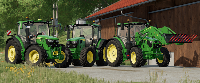 6000er John Deere 6R Small Frame Series 2021 Landwirtschafts Simulator mod