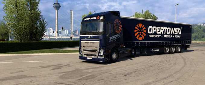 Trucks Combo Skin Opertowski Transport Spedycja Eurotruck Simulator mod