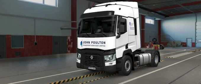 Trucks John Poulton Transport Services LTD Eurotruck Simulator mod