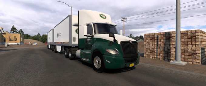 Skins Old Dominion Freight Line LT Day Cab American Truck Simulator mod