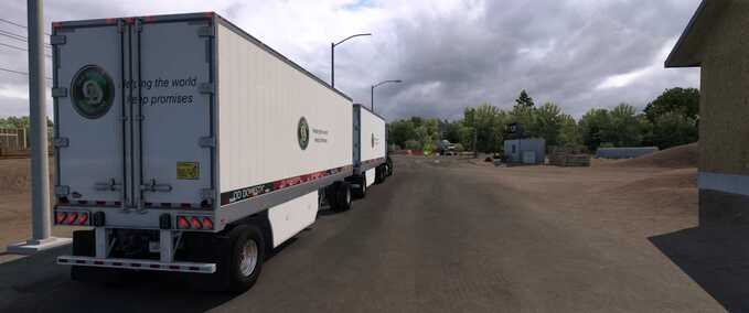 Skins Old Dominion Freight Line Scs 28 Trailer skin American Truck Simulator mod