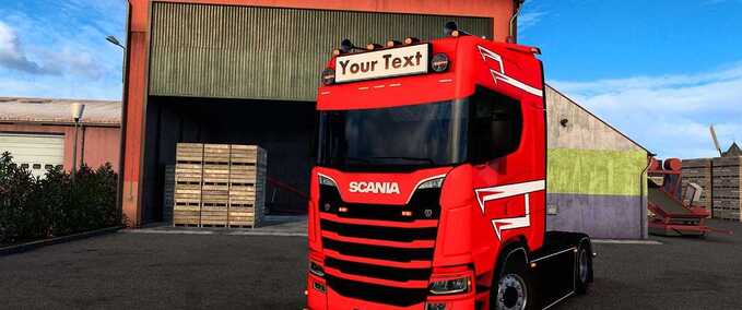 Trucks Scania S450 Custom Truck By XBX  Eurotruck Simulator mod