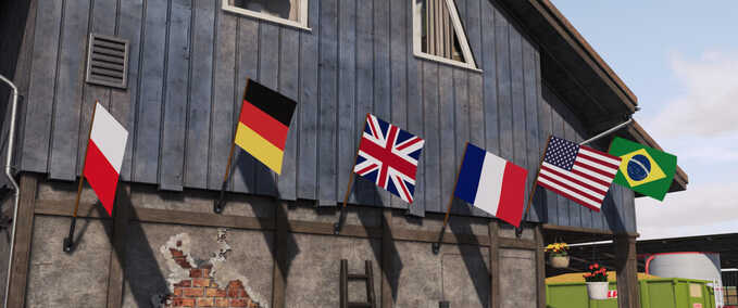 Länderflaggen Für Die Wand Mod Image