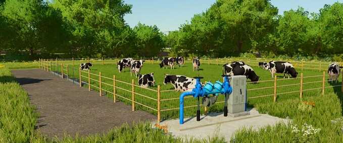 Container & Mulden Automatische Wasserversorgung Für Tiere Und Gewächshäuser Landwirtschafts Simulator mod