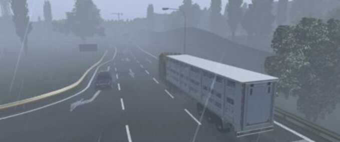 Mods REALISTIC WEATHER CONDITIONS 4K Eurotruck Simulator mod