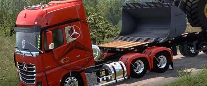 Trucks Mercedes Benz Actros 2014  Eurotruck Simulator mod