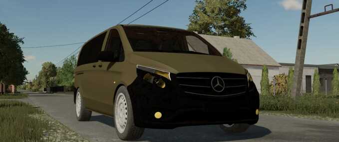 PKWs Mercedes Benz Vito Landwirtschafts Simulator mod