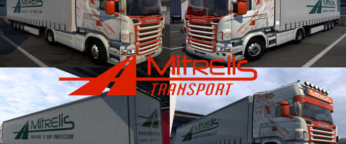 Trucks Mitrelis Transport Skin Pack Eurotruck Simulator mod