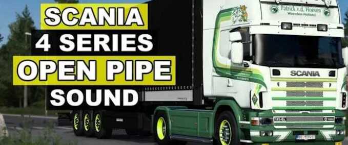 Trucks Scania R4 (RJL) Open Pipe by Rudi  Eurotruck Simulator mod