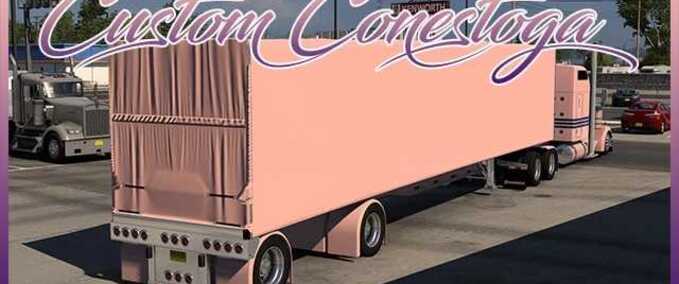 Trailer Custom Conestoga Trailer American Truck Simulator mod