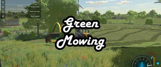Gameplay Grünes Mähen Landwirtschafts Simulator mod