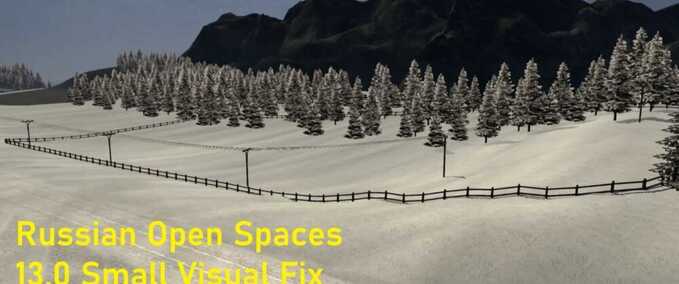Mods Russian Open Spaces Small Visual Fix Eurotruck Simulator mod