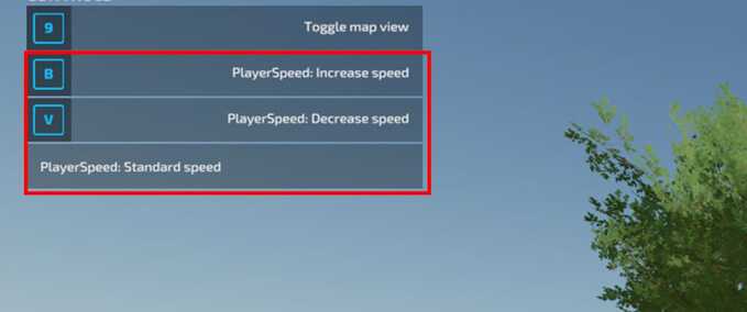 Spieler-Geschwindigkeit Mod Image