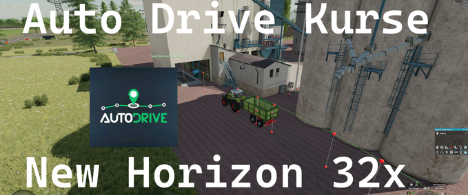 Courseplay Kurse Autodrive Kurse New Horizon 32x Landwirtschafts Simulator mod