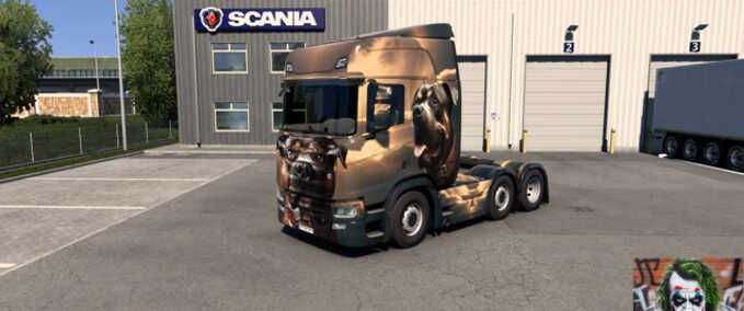 Trucks Dog Truck Skin 01 (by Joker) Eurotruck Simulator mod