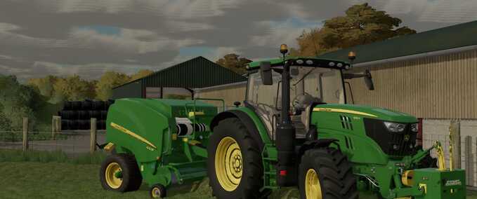 Pressen John Deere 441R Landwirtschafts Simulator mod
