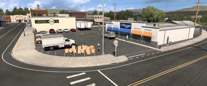 Mods SCS Map Improvements  American Truck Simulator mod
