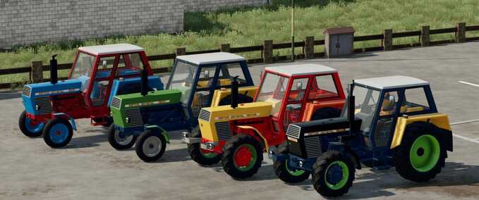 Zetor Crystal Tractors Pack Mod Image
