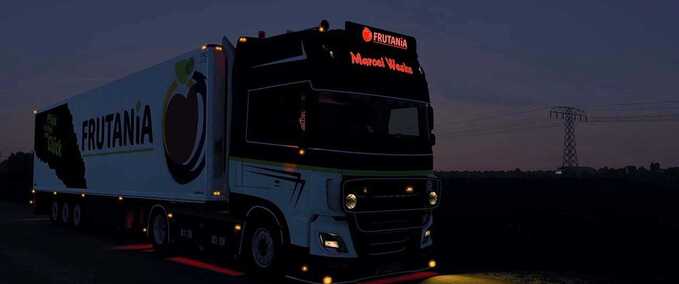 Trucks DAF XF106 530 + Schmitz Trailer "Marcel Weske"  Eurotruck Simulator mod