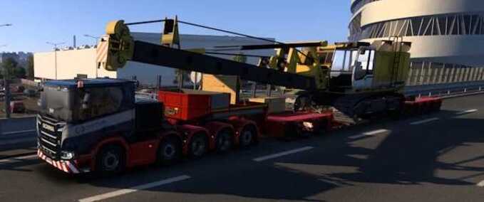 Trucks Scania NG P-Series Flatcab Cargo Pack  Eurotruck Simulator mod