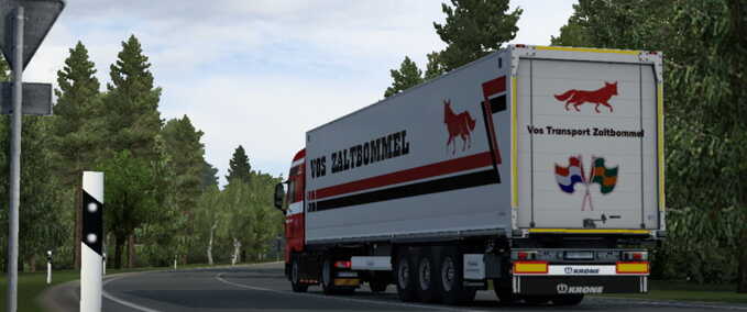 Trucks VOS ZALTBOMMEL for MAN by Player Thurein Eurotruck Simulator mod