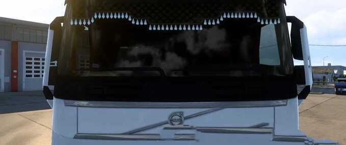 Trucks Volvo FH16 2012 Animated Curtains  Eurotruck Simulator mod