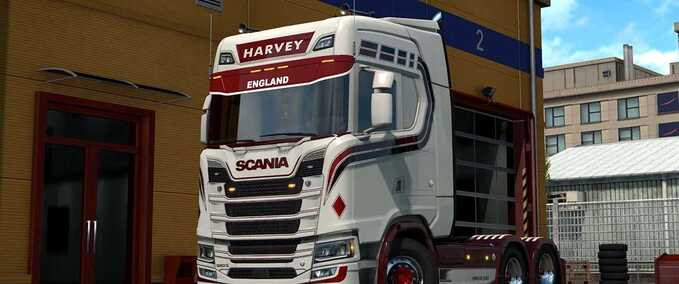 Trucks Scania S&R New Sunshield Eurotruck Simulator mod