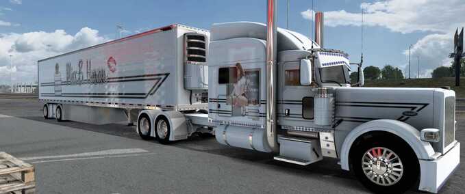 Skins Miss B. Haven Glider and 53 Dryvan American Truck Simulator mod