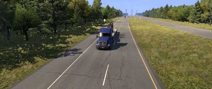 Mods [ATS] Stability and Scene Width American Truck Simulator mod