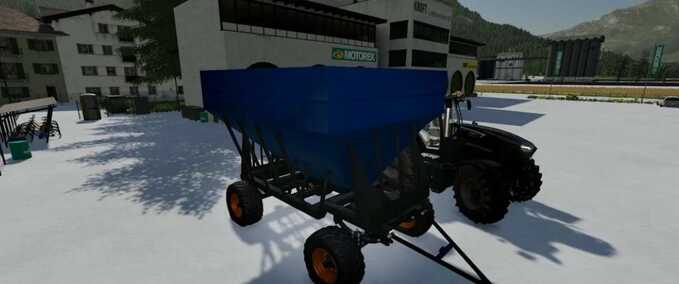 Auflieger Gravity Wagon Rust Edition Landwirtschafts Simulator mod