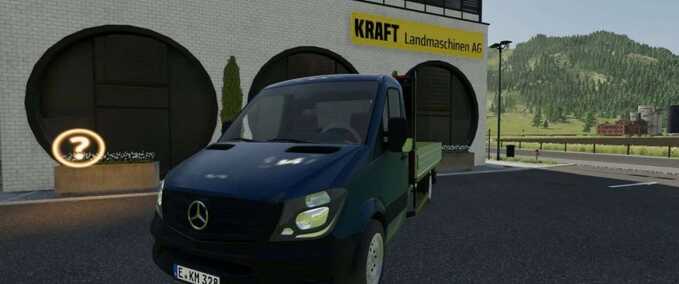 PKWs Mercedes Benz Sprinter SingleCab 2013 Landwirtschafts Simulator mod