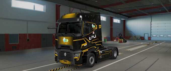 Trucks Renault T LH Transport Skin Eurotruck Simulator mod