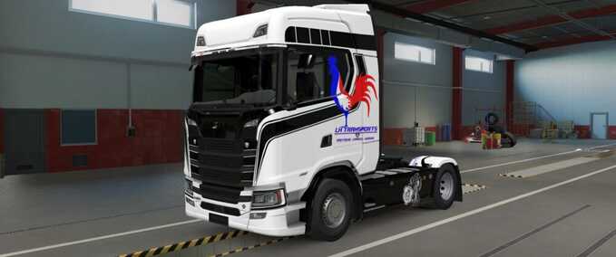 Trucks Scania LH Transport Coq Skin Eurotruck Simulator mod