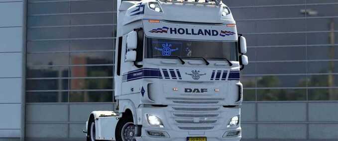 Trucks DAF XF E6 Big Sunshield  Eurotruck Simulator mod