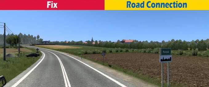 Mods Polska Południowa – Road Connection FIX  Eurotruck Simulator mod