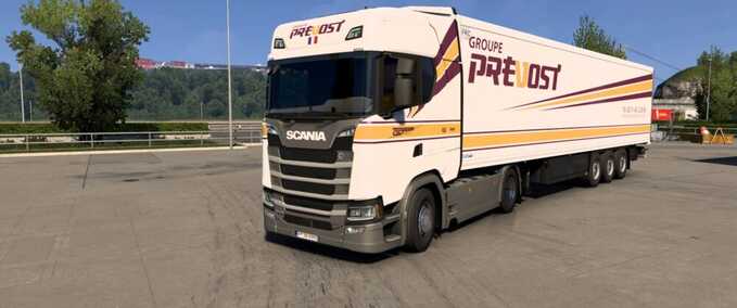 Trucks Combo Skin Groupe Prévost Eurotruck Simulator mod