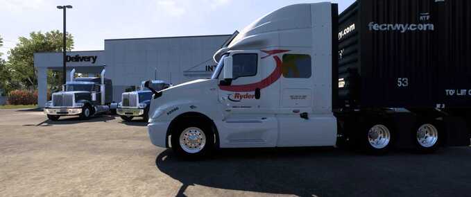 Skins International Ryder skin Cabin HI Rise American Truck Simulator mod