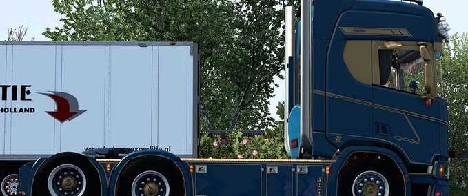 Trucks Scania R580s Harsha Customs Eurotruck Simulator mod