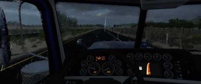 Mods Realistic Rain American Truck Simulator mod