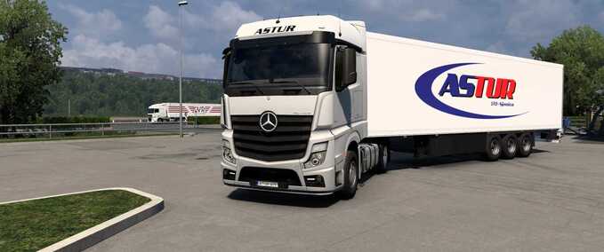 Trucks Combo Skin Astur Transport Eurotruck Simulator mod